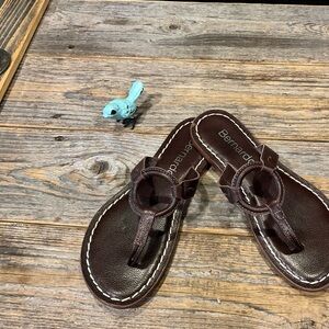 Bernardo brown leather sandals